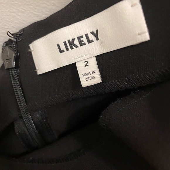 Likely packard one shoulder dress - black, size 2 - Picture 2 of 7